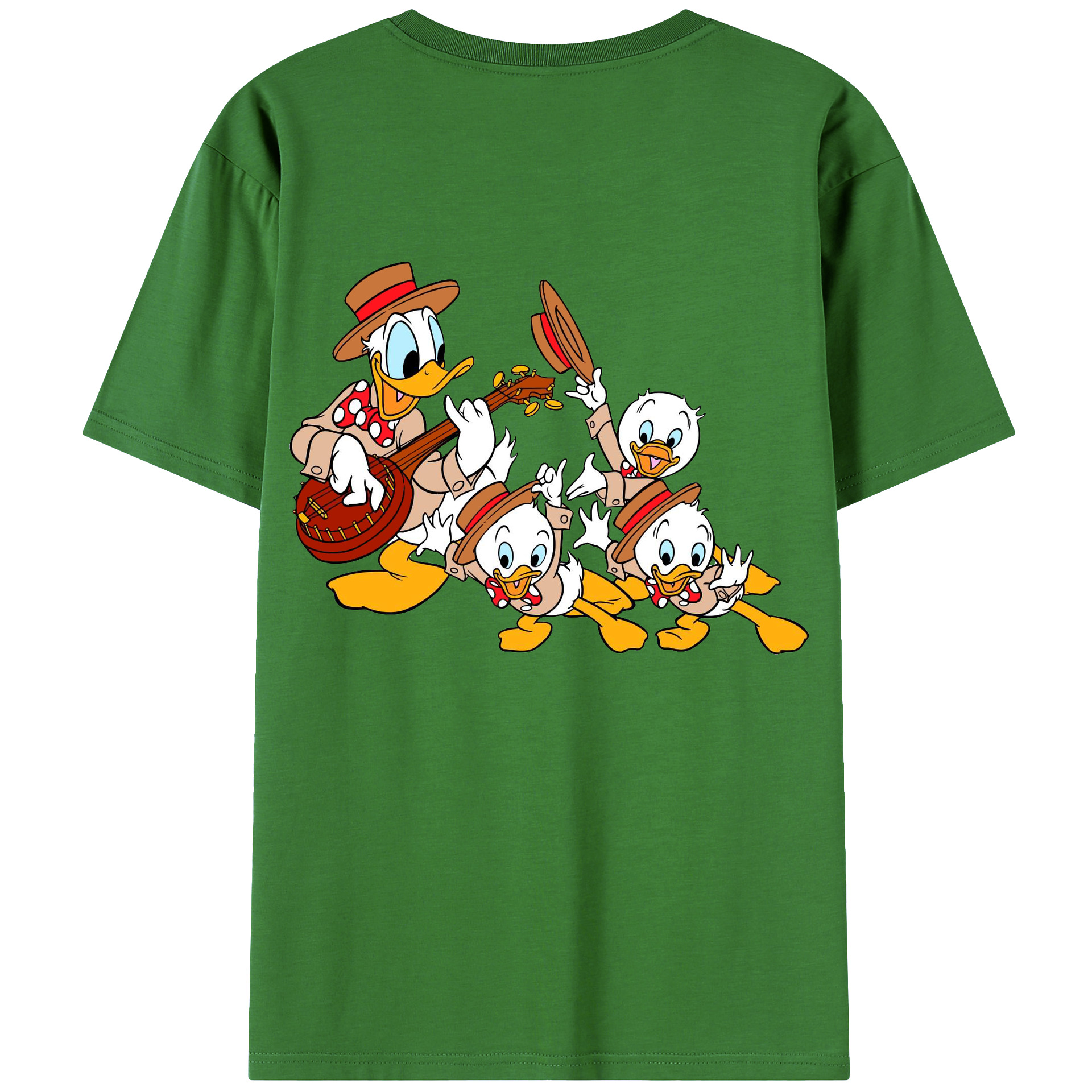 （画像用） ミッキーマウス Mickey Mouse レディース半袖Tシャツ(バックプリント)